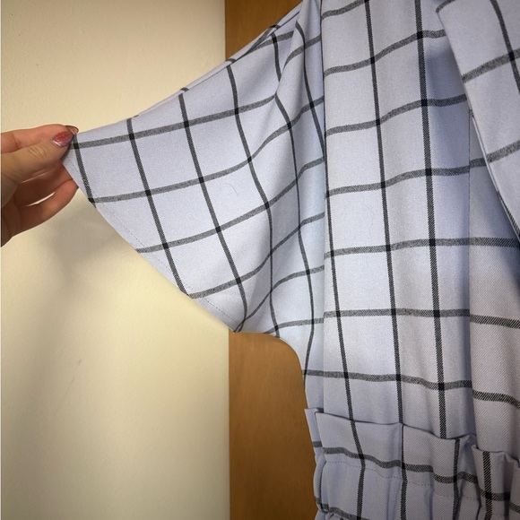 ASOS Monochrome Plaid Jumpsuit - Picture 2 of 3